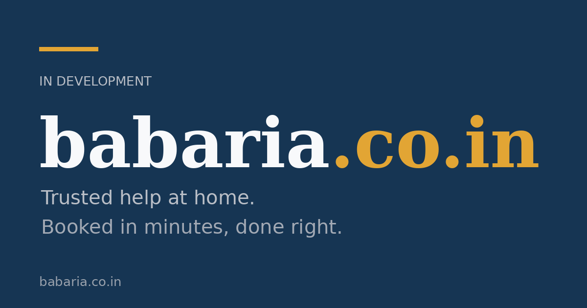Link preview image for babaria.co.in